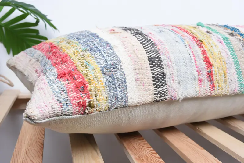 Antique Pillows, Interior Designer Pillow, Handmade Kilim Cushion, Ethnic Throw Cushion Case, 16x48 Green Pillow Case, Pillow Case - 6