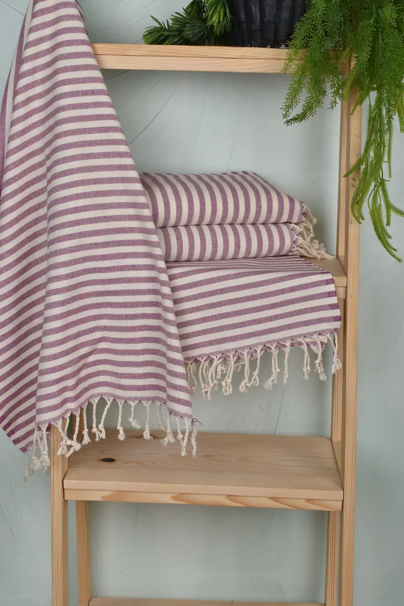Turkish Towel Hand Towel, 40x24 Cotton Striped Towel, Monogrammed Hand Towel, Organic Tea Towel, Personalized Gifts, Bachelorette Party Favor - 6