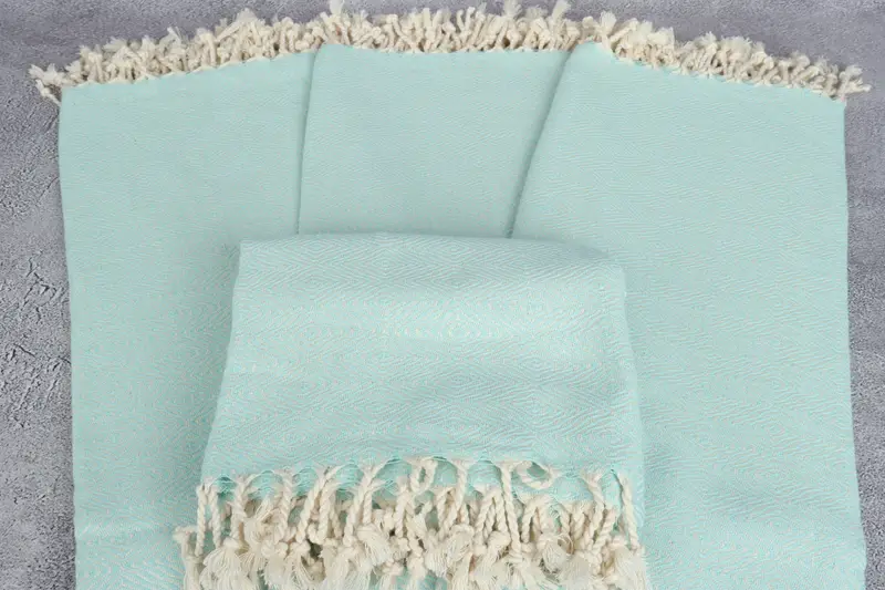 Bride Gift, 70x40 Cotton Zigzag Diamond Towel, Personalized Turkish Towel, Yoga Towel, Girl Trip Party Favor, Monogrammed Beach Towel, Beach towel - 4