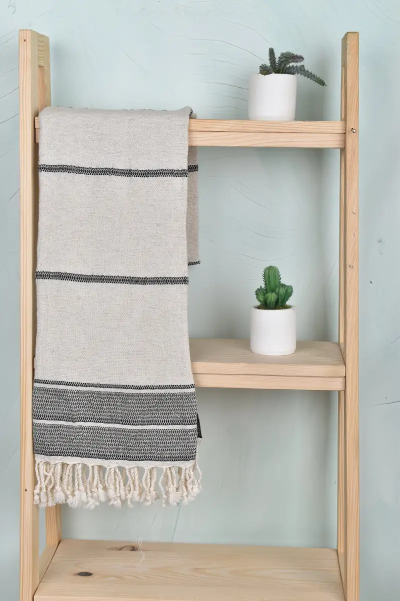 Mexico Bachelorette Party Gifts, Turkish Towel Beach, Spa Towel, Welcome Wedding Gift, 70x36 Linen Striped Towel, Personalized Gift, Bridesmaid Gift - 8