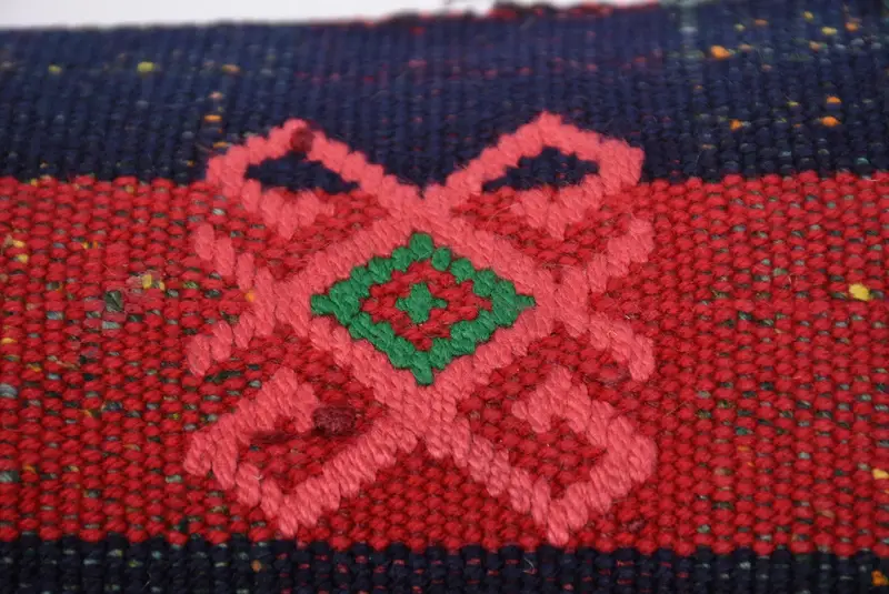 Kişiselleştirilmiş Hediye Yastığı Yastığı Kapağı, Kilim Yastığı, Boho Yastığı, Kanepe Yastığı Yastığı Kapağı, 12x24 Kırmızı Yastık, Yastık, At Kilim Yastığı - 3