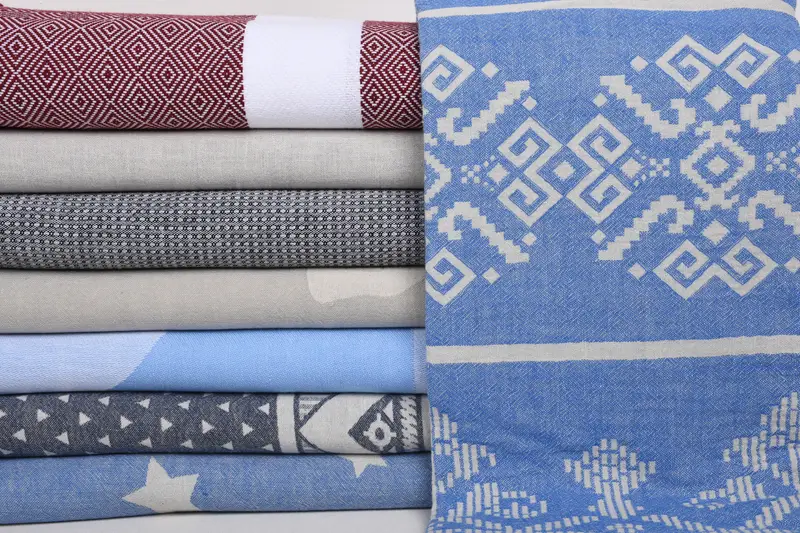 Turkish Towel Beach, Luxury Turkish beach towel with fringe, Wedding For Favor, Monogram Turkish Towel, Peshtemal Towel, 70x40 Cotton Set of 8 Towel - 1