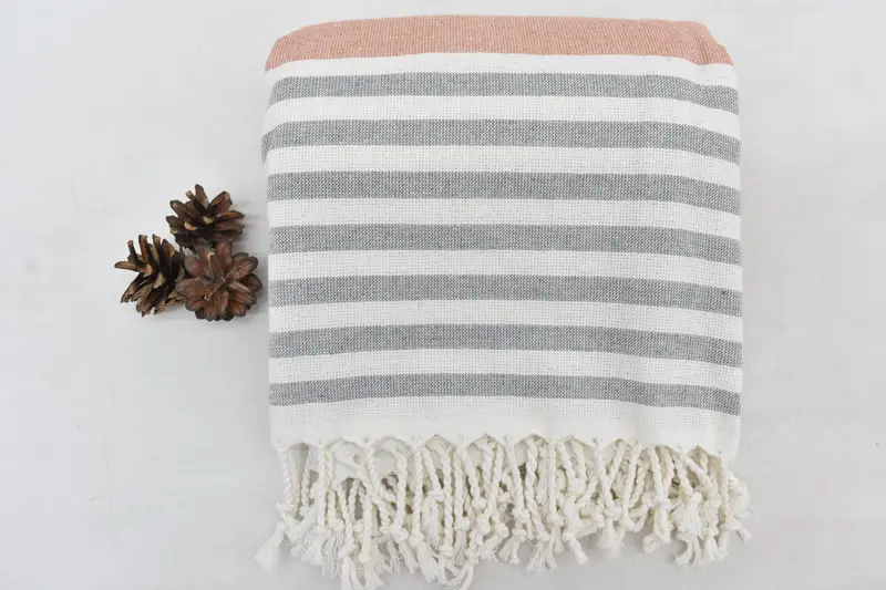 Kids Beach -Handtuch, Junggesellengeschenk, Junggesellenpartygeschenke, Hochzeitsbevorzugungen, leichter türkisches Handtuch, 68x36 Baumwollgestreift Terry Handtuch - 8