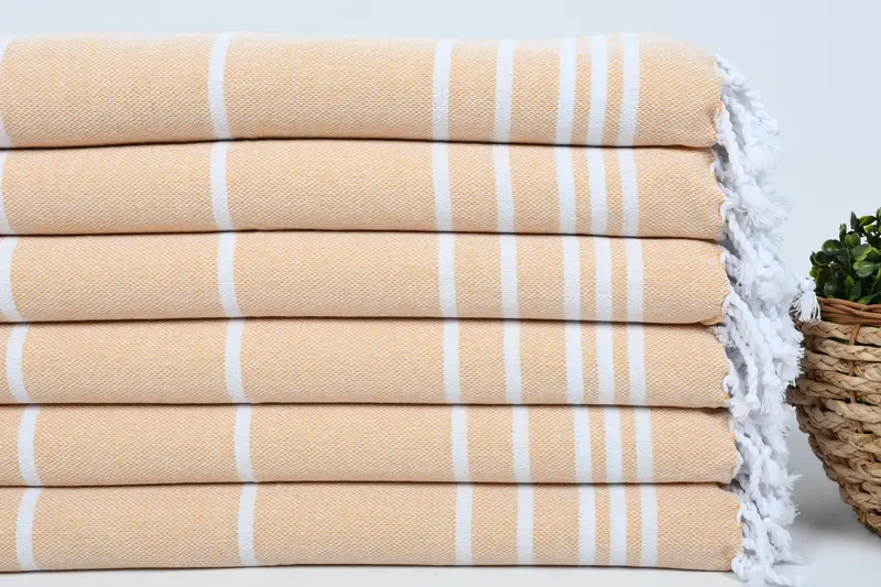 38x18 Cotton Striped Towel, Embroidery Towel, Wedding Gift, Bridesmaid Gifts, Summer Towel, Decorative Towel, Personalized Gift, Personalize Gift - 2
