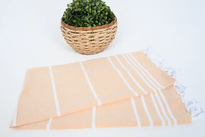 38x18 Cotton Striped Towel, Embroidery Towel, Wedding Gift, Bridesmaid Gifts, Summer Towel, Decorative Towel, Personalized Gift, Personalize Gift - 4