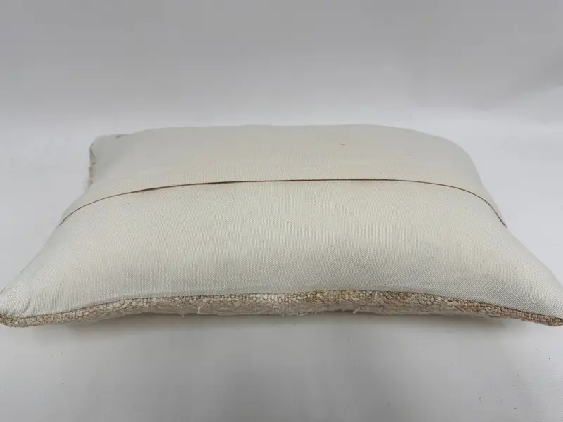 Cushion, Vintage Pillow, 12x20 White Cushion Cover, Turkish Pillow, Patio Pillow Case, Chair Pillow, Patio Cushion Case, Kilim Pillow Cover - 7