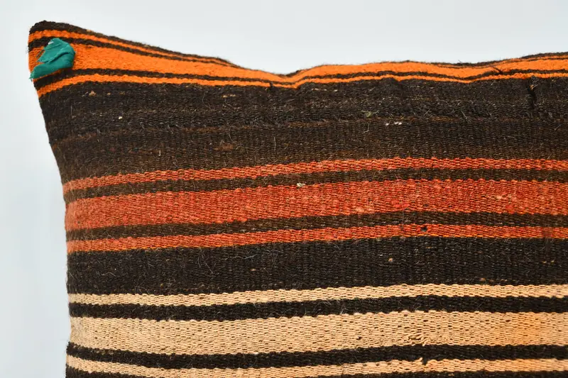 20x20 Brown Cushion Cover, Pillow for Couch, Bohemian Cushion Cushion Case, Vintage Kilim Pillow, Pillow Case, Gift Pillow - 2