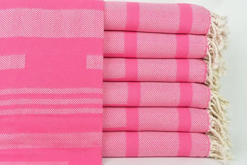 Valentines Day Gift For Him, 68x38 Cotton Chevron Towel, Turkish Beach Towel Bulk, Personalized Towel, Turkish bath towel, Bachelorette Party Favors - 2