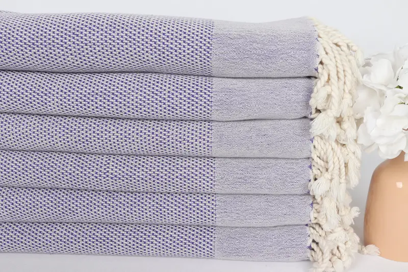 Lightweight towel, 70x40 Cotton Geometric Towel, Peshtemal, Bridal Shower Favors, Beach Towel Gift, Quick-drying cotton Turkish beach towel - 3