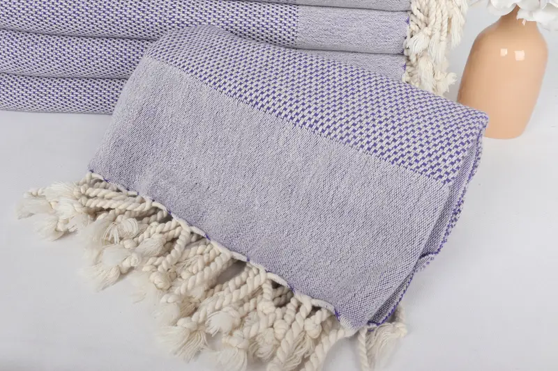 Lightweight towel, 70x40 Cotton Geometric Towel, Peshtemal, Bridal Shower Favors, Beach Towel Gift, Quick-drying cotton Turkish beach towel - 4