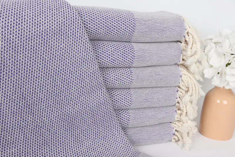 Lightweight towel, 70x40 Cotton Geometric Towel, Peshtemal, Bridal Shower Favors, Beach Towel Gift, Quick-drying cotton Turkish beach towel - 1