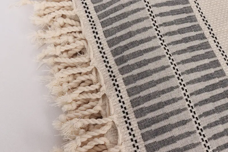 104x96 Cotton Striped Towel, Turkish Blanket Queen, Bachelorette Party Favors, Beach Blanket, Tablecloth, Aesthetic Blanket, Bridal Shower Gift - 7