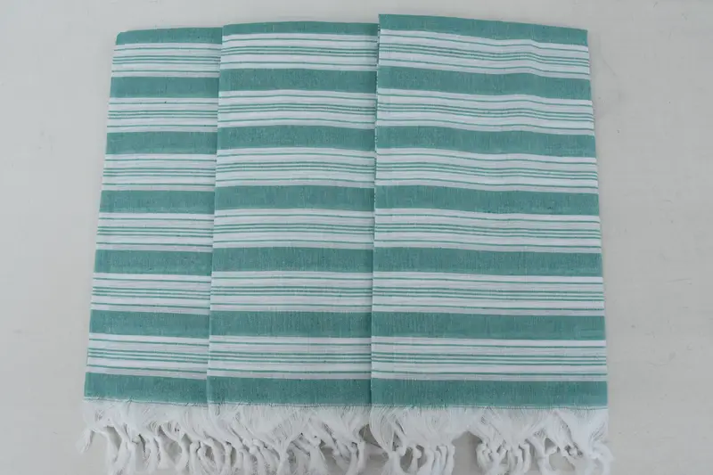 Gym Towel, Family Gift Basket, Turkish hand towel, Spa Gift Towel, Employee Gifts, Gift For Him, Turkish Towel USA, 70x40 Cotton Striped Towel - 3