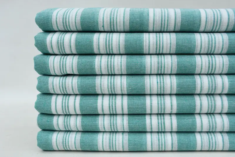 Gym Towel, Family Gift Basket, Turkish hand towel, Spa Gift Towel, Employee Gifts, Gift For Him, Turkish Towel USA, 70x40 Cotton Striped Towel - 2