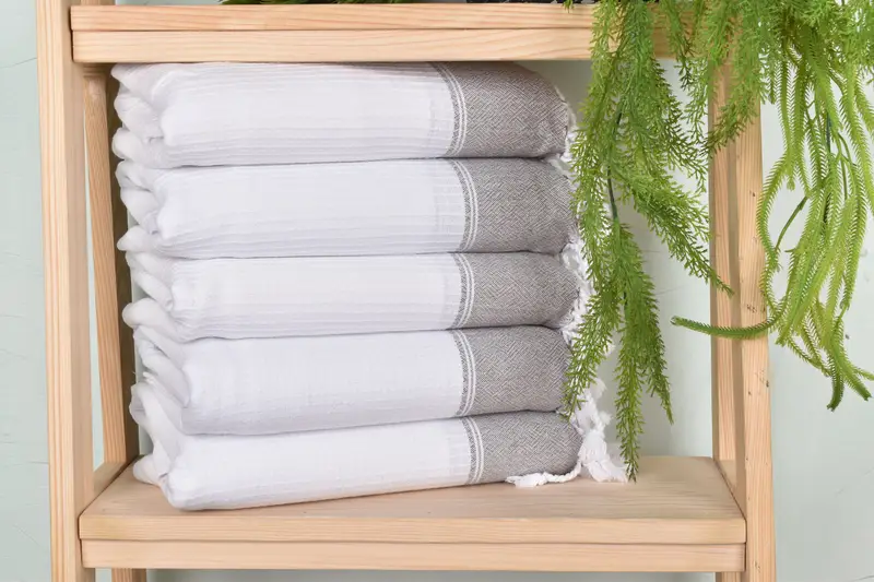 Unique Gift, Embroidered Towel, Kids Beach Towel, 70x36 Cotton Striped Towel, Personalized Turkish Towel, Summer Gift Ideas, Sand-resistant towel - 1
