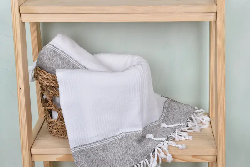 Unique Gift, Embroidered Towel, Kids Beach Towel, 70x36 Cotton Striped Towel, Personalized Turkish Towel, Summer Gift Ideas, Sand-resistant towel - 4