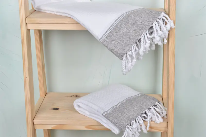 Unique Gift, Embroidered Towel, Kids Beach Towel, 70x36 Cotton Striped Towel, Personalized Turkish Towel, Summer Gift Ideas, Sand-resistant towel - 5