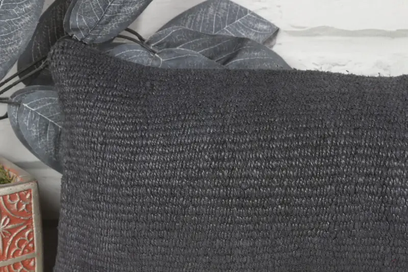 Outdoor Bolster Pillow, Aztec Pillow Case, Cushion, Pillow for Sofa, Kilim Pillow Cover, 8x16 Gray Cushion, Vintage Kilim Throw Pillow - 2