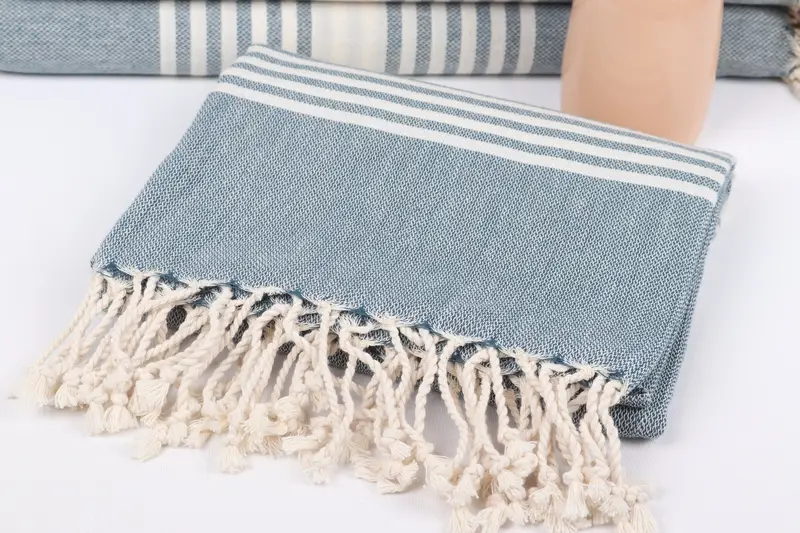 Home Gift, Personalized Towel, Quick-drying peshtemal towel for poolside, Cotton towel, Turkish Bath Towel Set, Wedding Favors, Beach Wedding Favor - 5
