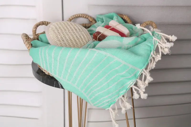 68x40 Cotton Striped Design Towel, Pool Towels, Personalized Turkish Towel, Baby Boy Gift, Bachelor Bachelorette Party Favors, Gift For Her - 3