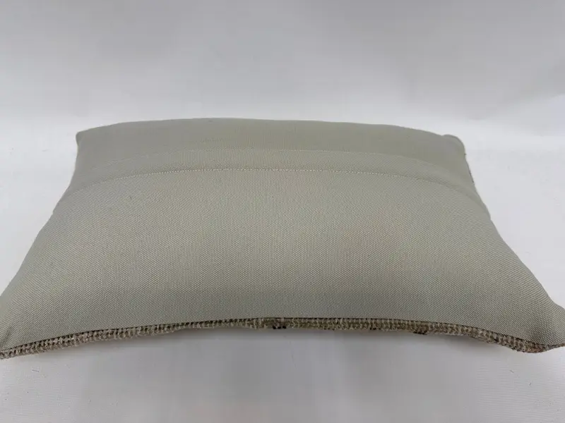 Cushion Case, Knitted Cushion Case, 12x20 Beige Pillow Sham, Home Decor Pillow, Kilim Cushion Sham, Designer Throw Pillow, Interior Designer Pillow - 7