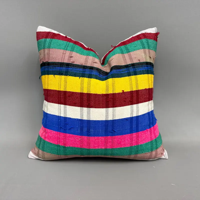 18x18 Green Pillow Sham, Pillow for Sofa, Cushion, Colorful Cushion Case, Muted Cushion Cover, Interior Designer Pillow, Home Decor Pillow - 1