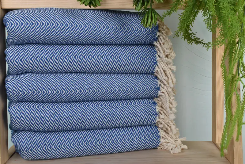 Miami Bachelorette Party Favors, 70x40 Cotton Chevron Towel, Bachelorette Favor, Personalized Wedding Gift, Best Beach Towel, Organic Turkish towel - 1