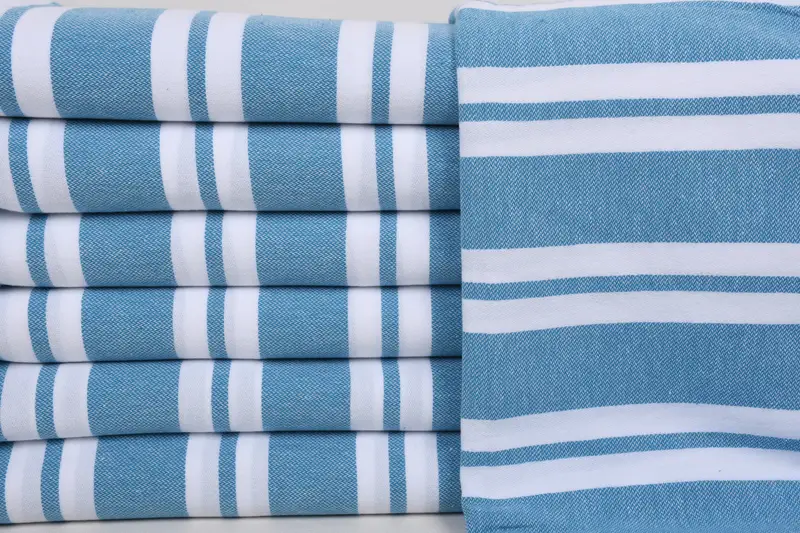 Personalized Turkish Towel, Gift For Wedding Day, 70x40 Cotton Striped Towel, Bachelorette Party Gifts, Christmas Gift, Lightweight towel, Gym Towel - 1