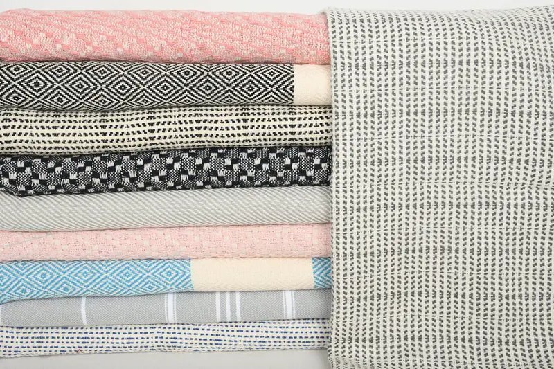 Personalized Turkish Towel, Small Bath Towels, Kitchen Towel, Gym Towel, 36x18 Linen Set of 10 Towel, Monogrammed Hand Towel, Wedding Hand Made Gift - 2