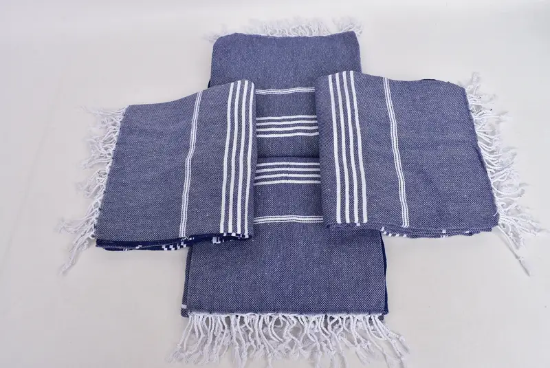 Bridal Shower Gift, 70x40 Cotton Striped Towel, Pool Towels, Bridesmaid Gift Towel, Custom Towel Beach, Bridal Shower Favors, Engagement Gift - 6