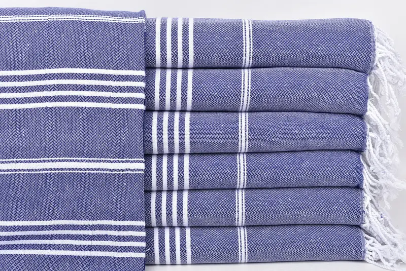 Bridal Shower Gift, 70x40 Cotton Striped Towel, Pool Towels, Bridesmaid Gift Towel, Custom Towel Beach, Bridal Shower Favors, Engagement Gift - 1