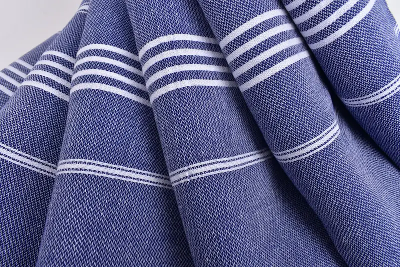 Bridal Shower Gift, 70x40 Cotton Striped Towel, Pool Towels, Bridesmaid Gift Towel, Custom Towel Beach, Bridal Shower Favors, Engagement Gift - 5