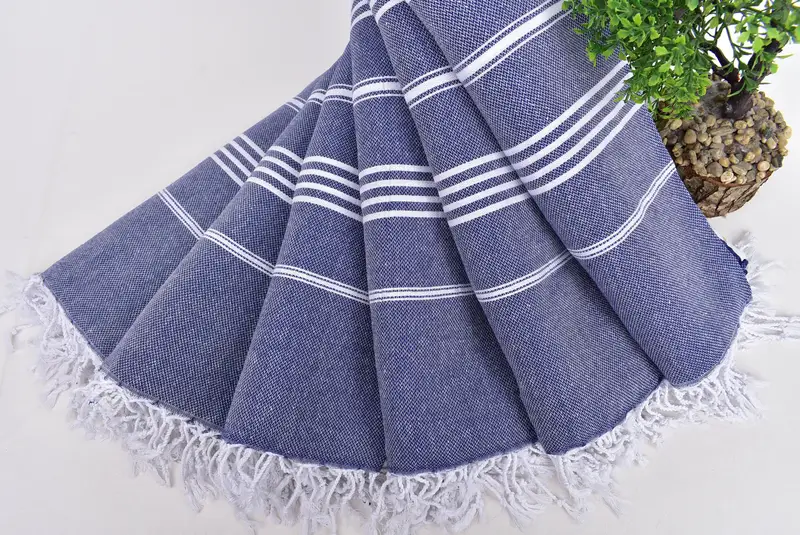 Bridal Shower Gift, 70x40 Cotton Striped Towel, Pool Towels, Bridesmaid Gift Towel, Custom Towel Beach, Bridal Shower Favors, Engagement Gift - 4