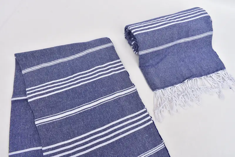 Bridal Shower Gift, 70x40 Cotton Striped Towel, Pool Towels, Bridesmaid Gift Towel, Custom Towel Beach, Bridal Shower Favors, Engagement Gift - 7