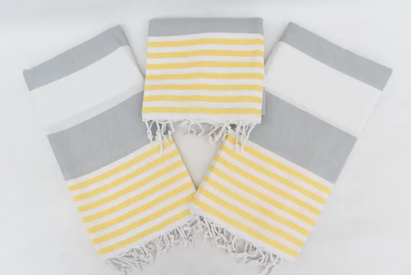 Gift For Coworker, Lightweight towel, Quick-Dry Beach Towel, Gift For Wedding Day, Luxury Beach Towel, 70x40 Cotton Striped Towel, Beach Towel Bulk - 4