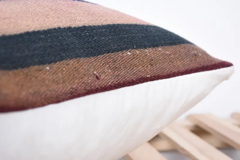 Yastık, antika yastık, Kilim Yastık Sham, 20x20 mavi yastık, Kilim yastık kapağı, özel yastık, etnik yastık kapağı yastık çantası - 7