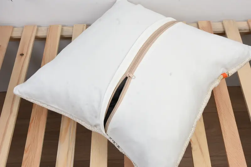 20x20 White Pillow Sham, Pillow Case, Outdoor Cushion, Pastel Pillow Sham, Turkish Kilim Pillow, Vintage Kilim Throw Pillow, Pillow for Couch - 8