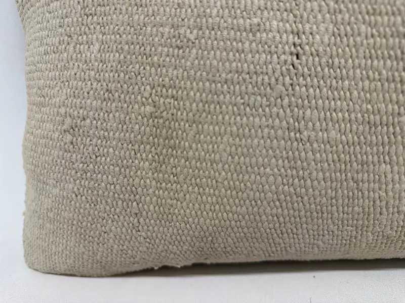 Gedämpftes Kissengehäuse, türkisches Kissen, 12 x 20 weißes Kissen, rustikales Kissen, Vintage -Kilim -Wurfkissen, türkisches Kilim -Kissen, Kissengehäuse - 2