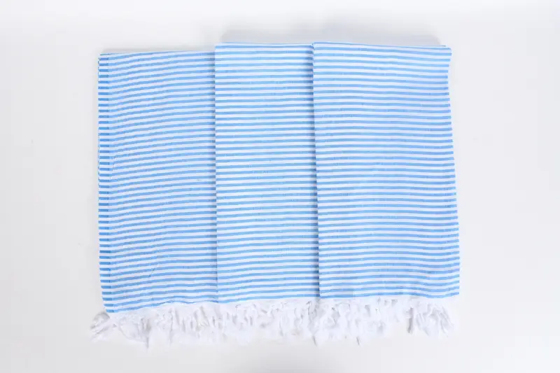 Luxury Beach Towel, Monogram Beach Towel, Best Wedding Gift, Handmade Gift, 68x36 Cotton Striped Towel, Yoga Towel, Valentines Gift, Quick-dry towel - 7