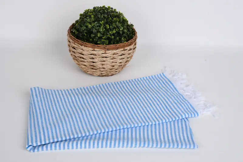 Luxury Beach Towel, Monogram Beach Towel, Best Wedding Gift, Handmade Gift, 68x36 Cotton Striped Towel, Yoga Towel, Valentines Gift, Quick-dry towel - 4