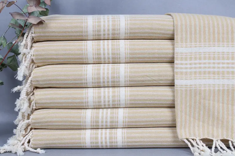 Dish Towel Hand Towel Beige Bath Towel, 18x40 Inches