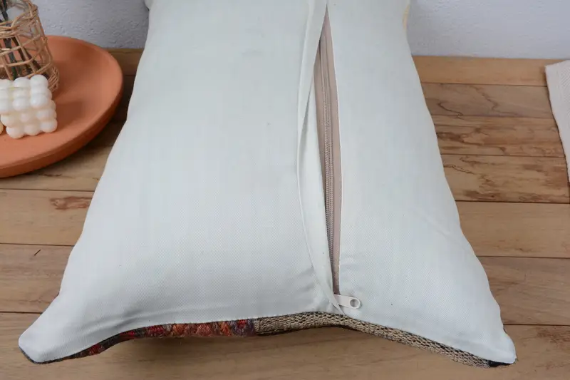 Pet Pillow Case, Kilim Cushion Sham, 16x24 Brown Pillow Cover, Pillow for Couch, Designer Throw Pillow Cover, Pillow, Pillow for Sofa - 6