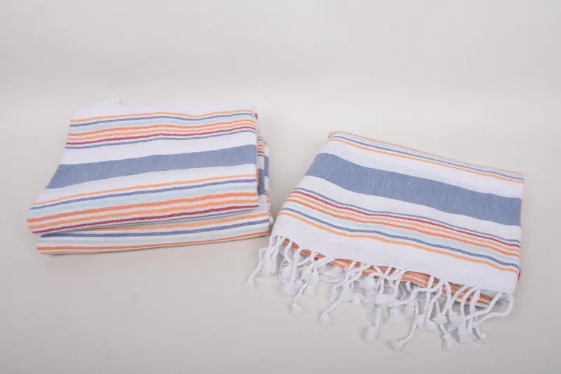 Turkish towel, Soft towel, Travel towel, Wedding For Favor, 76x38 Cotton Striped Towel, Authentic Turkish hammam peshtemal, Sand-Resistant Peshtemal - 7