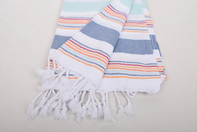 Turkish towel, Soft towel, Travel towel, Wedding For Favor, 76x38 Cotton Striped Towel, Authentic Turkish hammam peshtemal, Sand-Resistant Peshtemal - 8