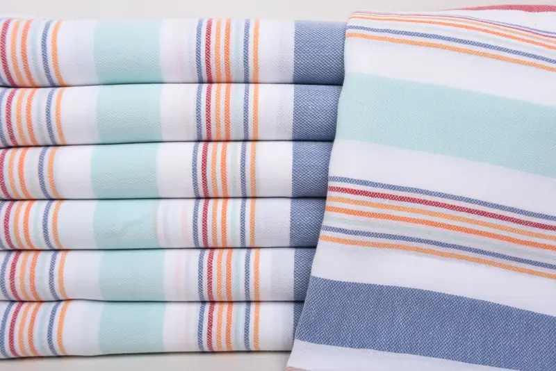 Turkish towel, Soft towel, Travel towel, Wedding For Favor, 76x38 Cotton Striped Towel, Authentic Turkish hammam peshtemal, Sand-Resistant Peshtemal - 2