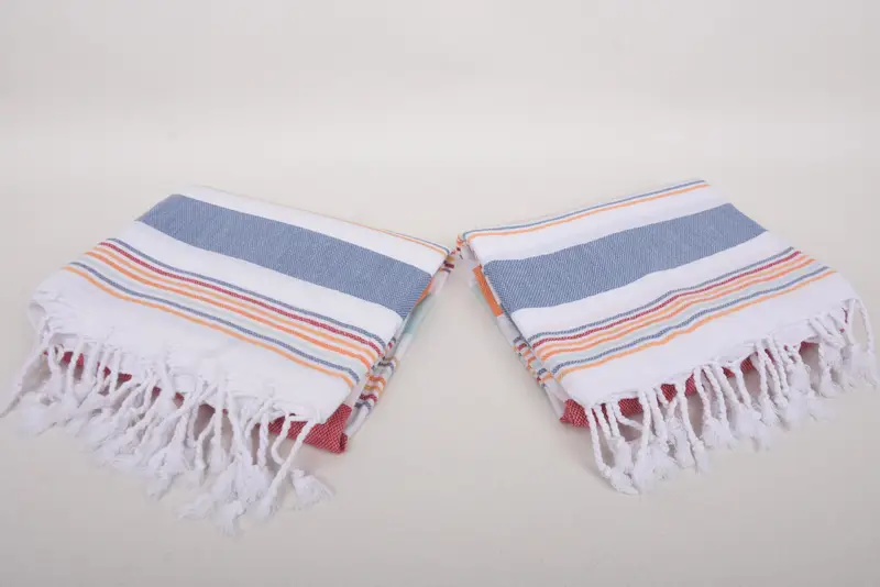 Turkish towel, Soft towel, Travel towel, Wedding For Favor, 76x38 Cotton Striped Towel, Authentic Turkish hammam peshtemal, Sand-Resistant Peshtemal - 6