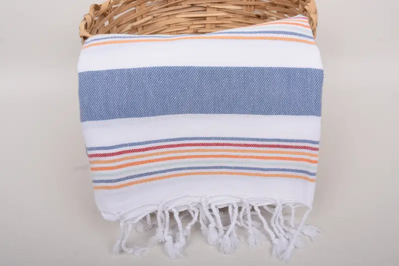 Turkish towel, Soft towel, Travel towel, Wedding For Favor, 76x38 Cotton Striped Towel, Authentic Turkish hammam peshtemal, Sand-Resistant Peshtemal - 5