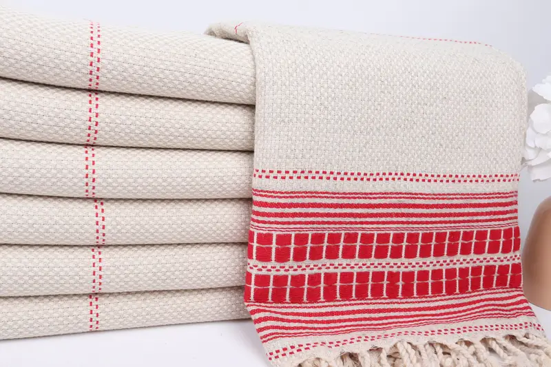Turkish Towel Beach, Custom Towel Beach, Turkish towel, Custom Towel, Organic Beach Towel, 68x40 Linen Striped Towel, Wedding Gift For Bride - 2