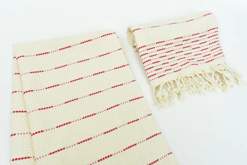 Özel el havlu, monogramlı el havlu, onun için hediyeler, anma hediyesi, nedime havlu, 36x18 pamuklu çizgili tasarım havlu, monogram mutfak havlu - 7