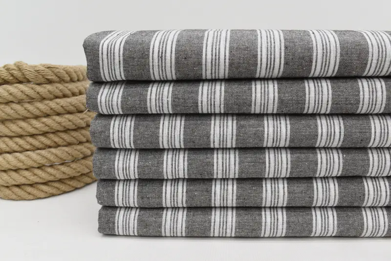 Beach towel, Beach Towel Monogram, Personalize Gift, Lightweight Turkish towel, Valentines Day Gift For Her, 70x40 Cotton Striped Towel, Soft towel - 2